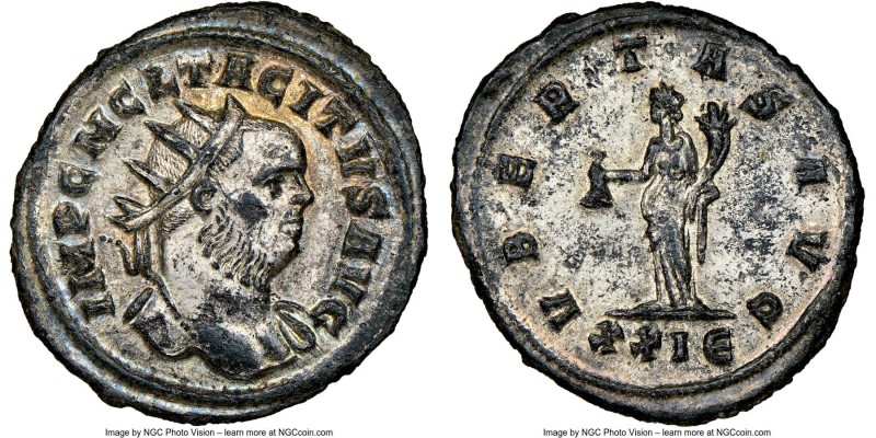 Tacitus (AD 275-276). BI antoninianus (24mm, 3.79 gm, 6h). NGC Choice AU 5/5 - 3...