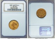 Victoria gold Sovereign 1863-SYDNEY VF20 NGC, Sydney mint, KM4. AGW 0.2353 oz. 

HID09801242017

© 2020 Heritage Auctions | All Rights Reserved