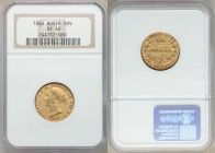Victoria gold Sovereign 1864-SYDNEY XF40 NGC, Sydney mint, KM4. AGW 0.2353 oz.

HID09801242017

© 2020 Heritage Auctions | All Rights Reserved