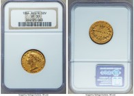 Victoria gold Sovereign 1864-SYDNEY VF30 NGC, Sydney mint, KM4. AGW 0.2353 oz. 

HID09801242017

© 2020 Heritage Auctions | All Rights Reserved