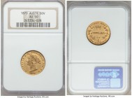 Victoria gold Sovereign 1870-SYDNEY AU50 NGC, Sydney mint, KM4. AGW 0.2353 oz. 

HID09801242017

© 2020 Heritage Auctions | All Rights Reserved