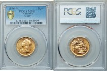 Victoria gold Sovereign 1896-M MS61 PCGS, Melbourne mint, KM13. AGW 0.2355 oz. 

HID09801242017

© 2020 Heritage Auctions | All Rights Reserved
