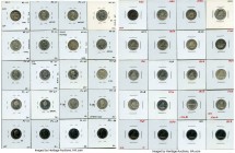 Elizabeth II 63-Piece Date Run of Uncertified 10 Cents 1953-2015, A complete set of 10 Cents from 1953 to 2015, all in UNC or Proof condition. All are...