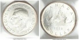George VI Dollar 1938 MS63 ICCS, Royal Canadian mint, KM37. 

HID09801242017

© 2020 Heritage Auctions | All Rights Reserved