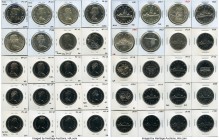 Elizabeth II 26-Piece Date Run of Uncertified Dollars 1951-1987, A complete set of Dollars from 1951 to 1987, all in UNC or Proof condition. All are s...