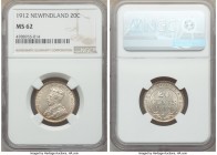 Newfoundland. George V 20 Cents 1912 MS62 NGC, Ottawa mint, KM15. One year type. 

HID09801242017

© 2020 Heritage Auctions | All Rights Reserved