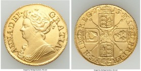 Anne gold Guinea 1713 XF (Harshly Cleaned), KM534, S-3574. 25.4mm. 8.32gm. 

HID09801242017

© 2020 Heritage Auctions | All Rights Reserved