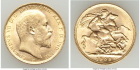 Edward VII gold Sovereign 1909 UNC, KM805. 21.9mm. 7.98gm. AGW 0.2355 oz. 

HID09801242017

© 2020 Heritage Auctions | All Rights Reserved