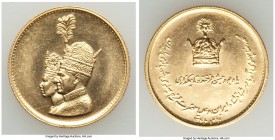 Muhammad Reza Pahlavi gold "Coronation" Medal SH 1346 (1967) UNC, Tehran mint, 24.2mm. 10.46gm. 

HID09801242017

© 2020 Heritage Auctions | All Right...