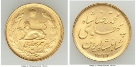 Muhammad Reza Pahlavi gold 1/2 Pahlavi SH 1322 (1943) AU, KM1147. 19.3mm. 4.08gm. AGW 0.1177 oz.

HID09801242017

© 2020 Heritage Auctions | All Right...