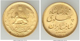 Muhammad Reza Pahlavi gold Pahlavi SH 1322 (1943) AU, KM1148. 22.3mm. 8.16gm. AGW 0.2354 oz. 

HID09801242017

© 2020 Heritage Auctions | All Rights R...