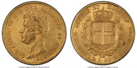 Sardinia. Carlo Alberto gold 20 Lire 1845 (Anchor)-P AU58 PCGS, Genoa mint, KM131.2. AGW 0.1866 oz. 

HID09801242017

© 2020 Heritage Auctions | All R...