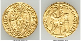 Venice. Andrea Gritti gold Ducat ND (1523-1539) XF (Altered Surfaces), Fr-1246. 20.8mm.3.48gm. AND GRITI DVX | • SM • VЄNЄTI, St. Mark standing right ...