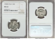 Vittorio Emanuele III 20 Centesimi 1908-R MS63 NGC, Rome mint, KM44.

HID09801242017

© 2020 Heritage Auctions | All Rights Reserved