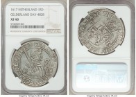 Gelderland. Provincial Rijksdaalder 1617 XF40 NGC, KM16.1, Dav-4828. 

HID09801242017

© 2020 Heritage Auctions | All Rights Reserved