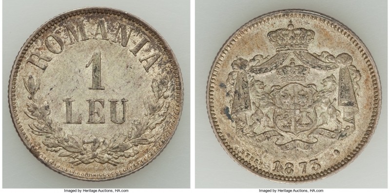 Carol I Lei 1873 XF Details (Residue), Brussels mint, KM10. 

HID09801242017

© ...