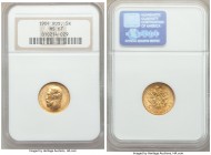 Nicholas II gold 5 Roubles 1904-AP MS67 NGC, St. Petersburg mint, KM-Y62. A high grade and honey toned example. AGW 0.1245 oz.

HID09801242017

© 2020...