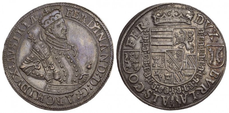 Ferdinand II., 1564-1595, Elsass, Taler o.J. (gepr. nach 1584), Ensisheim, Vs. :...