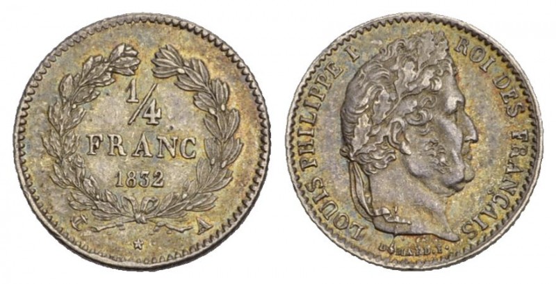 FRANCE Louis-Philippe I, 1830-1848. 1/4 Franc 1832 A, Rouen. Gad. 355, F. 166. A...