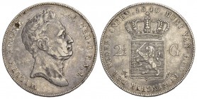 Niderlanden Wilhelm I., 1813-1840. 2 1/2 Gulden 1840, Utrecht. Dav. 234, Schulman 257
vorzüglich