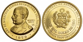 PERU Republic. 100000 Soles 1979. 33,93 g. Fr. 97. Prooflike uncirculated.