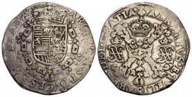 Spanisch Niederlanden O.J um 1620 Patagon Silber 28.1g sehr selten KM 22
fast sehr schön