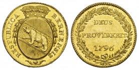 Schweiz / Switzerland / Suisse Bern Dublone 1796. 7.62 g. Lohner 152. D.T. 502. HMZ 2-213h. Fr. 182. Überdurchschnittliche Erhaltung / Much better con...