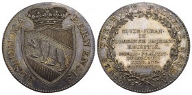 Schweiz / Switzerland / Suisse Bern Silbermedaille 1818, unsigniert, von Ch. Fueter, auf die Angliederung des ehemals fürstbischöflich-baslerischen Ju...