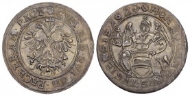 Schweiz / Switzerland / Suisse ZUG Stadt. 1/2 Taler 1620. D./T. 1240 a. Attraktives Exemplar mit herrlicher 
Patina, vorzüglich