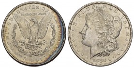 USA Morgan Dollar Silber 1886 26.8g KM 110 selten 
bis unzirkuliert