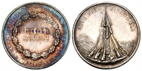 Bern 1830 um 1890 Eidg. Freischiessen Silber 8g Ri: 179a vorzüglich