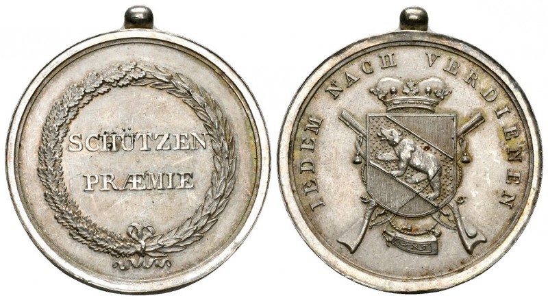 Bern O.J um 1823 Schützenprämie der Reegierung 19,8g Silber 34mm Ri: 373c unzirk...