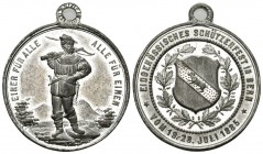 Bern 1885 Schützenmedaille WM 33mm Ri: 205a bis unz