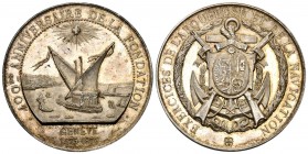 Genf 1875 Schütenmedaille Silber Ri: 601b 35,49g nur 320 Stück geprägt fast unzirkuliert