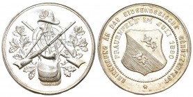 Frauenfeld 1890 Eidg. Schützenfest Silber 33mm 15g Ri: 1255 in Silber nicht gelistet FDC