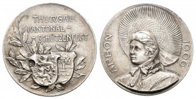 Arbon 1906 Kantonal Schützenfest 6,45g 23mm Ri: 1275a unzirkuliert