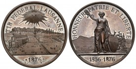 Lausanne 1876 Tir Federal Bronce S.selten FDC Ri: 1568a