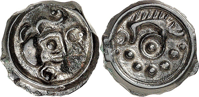 GALLIEN. 
SUESSIONES (um Soissons). 
anonym (57-25 v. Chr.). Potin-17/18mm 3,4...
