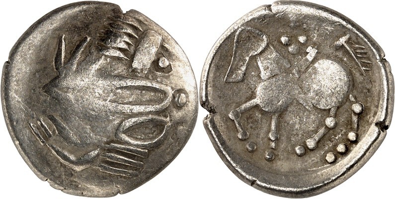 DONAUKELTEN / OSTKELTEN. 
Typ Philippos II. von Makedonien. 
BANAT-WALACHEI. S...