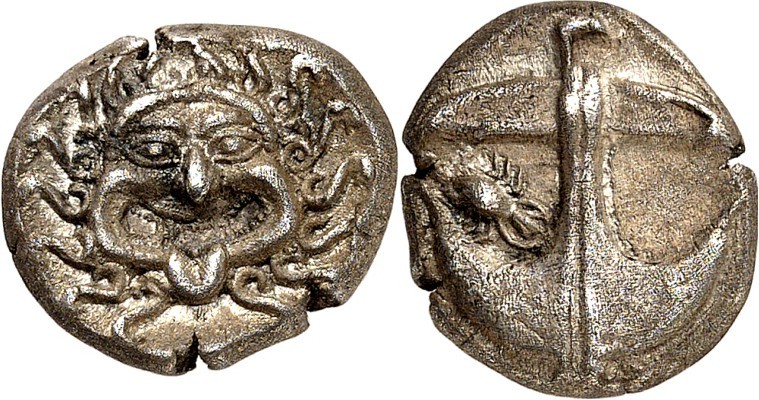 THRAKIEN. 
STÄDTE. 
APOLLONIA Pontike (Sozopol). Drachme (410/400 v.Chr.) 3,25...