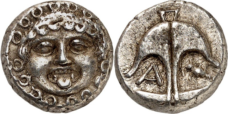 THRAKIEN. 
STÄDTE. 
APOLLONIA Pontike (Sozopol). Drachme (400/375 v.Chr.) 3,36...