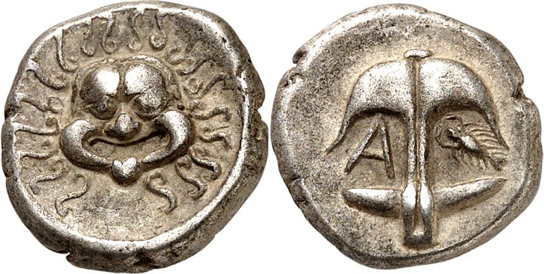 THRAKIEN. 
STÄDTE. 
APOLLONIA Pontike (Sozopol). Drachme (400/375 v.Chr.) 3,30...