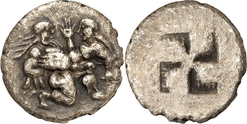 THRAKIEN. 
INSELN VOR THRAKIEN. 
THASOS. Trite (1/3 Stater) (463/411 v. Chr.) ...