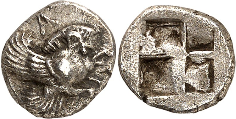 IONIEN. 
STÄDTE. 
KLAZOMENAI (bei Burla). Hekte (1/6&nbsp;Stater) (um 500/480 ...