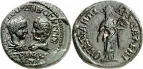 THRAKIEN. 
ANCHIALOS (Pomorije). 
Gordianus III. mit Tranquillina 241-244. AE-Pentassarion 27mm 10,67g. Beider Büste einander gegenüber [AVT K M ANT...