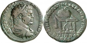 THRAKIEN. 
PHILIPPOPOLIS (Plovdiv). 
Caracalla 198-217. AE-Oktassaron 35mm (214) 23,67g. Paludamentbüste m. Strkr. n.r. AYT K M AYP CEYH ANTWNEINO C...