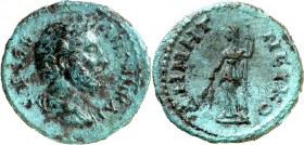 BITHYNIEN. 
NIKOMEDEIA (Izmir). 
Antoninus Pius 138-161. AE-Hemiassarion 17mm 3,37g. Kopf n.r. CAP CEB ANT WN KAI / D HMHT - NEIKO Demeter steht n.l...