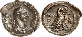 ÄGYPTEN. 
ALEXANDREIA (al-Isqandariyah). 
Aurelianus 270-275. AE-Stater ("1"= 270) 8,76g. Paludamentbüste m. Lkr. n.r. A K L DOM AURH-LIANOS SEB / L...