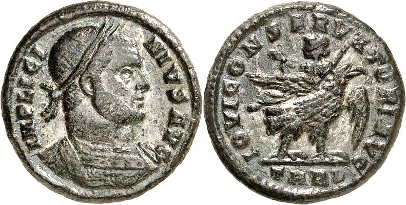 RÖMISCHES KAISERREICH. 
LICINIUS I. 308-324. "Bi"(AE)-Argenteus 17,5mm (319) 3,...