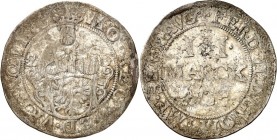 Aachen-Stadt. 
z.Z. Ferdinand II. 1619-1637. 3 Mark 1626 Hüftbild Karl d. Grosse ü. Wappen/ Wert in 3 Zeilen. Krumb.&nbsp; 133.26.2, Men.&nbsp; 195. ...
